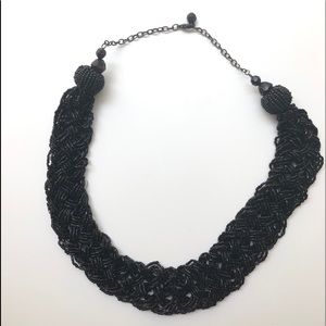 Beaded statement necklace